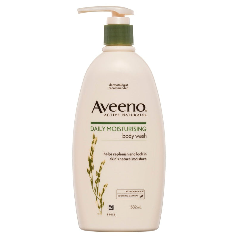 Aveeno Active Naturals Daily Moisturising Body Wash 532mL - Vital Pharmacy Supplies