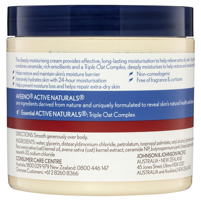 Aveeno Active Naturals Skin Relief Intense Moisture Repair Cream 311g - Vital Pharmacy Supplies