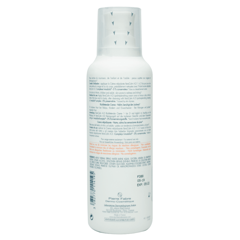 Avene XeraCalm A.D Lipid-Replenishing Cream 400mL - Vital Pharmacy Supplies