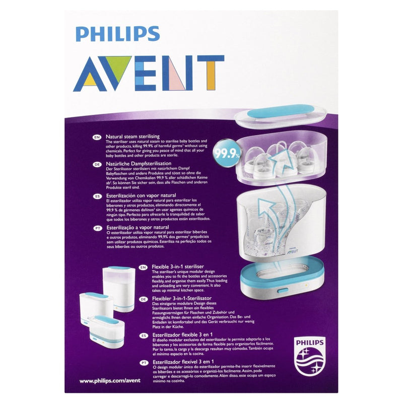 Avent 3-in-1 Electric Steam Steriliser - Vital Pharmacy Supplies
