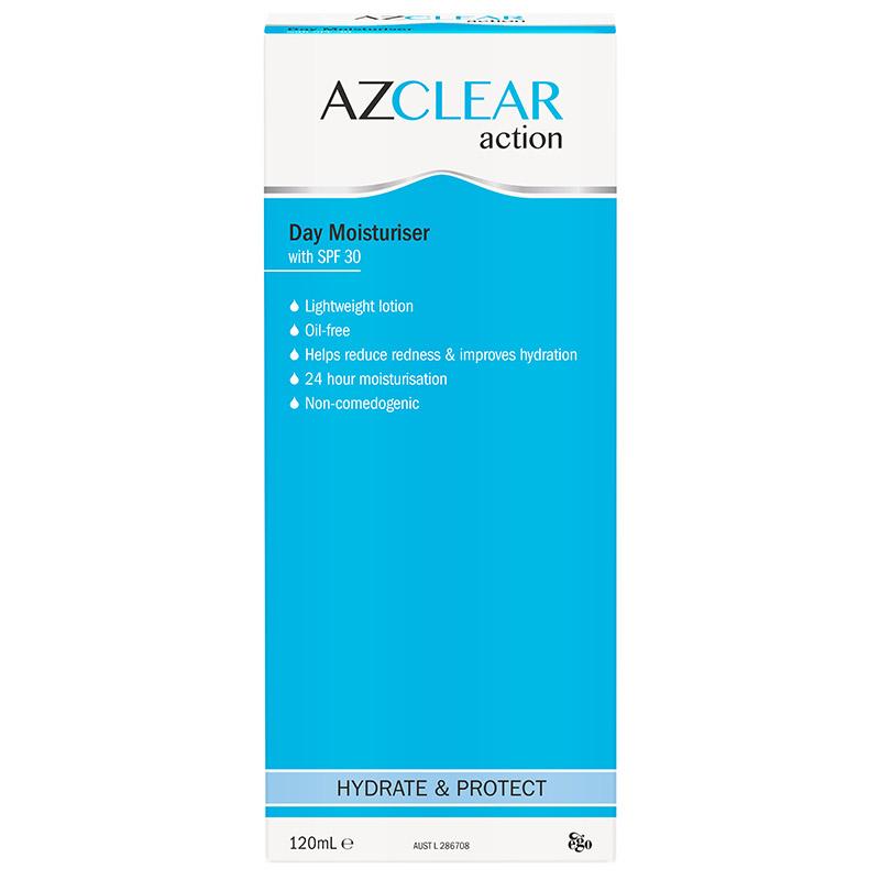 Azclear Day Moisturiser SPF 30 120mL - Vital Pharmacy Supplies