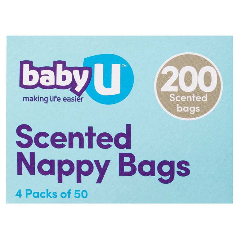 BabyU Scented Nappy Bags 200 Pack - Vital Pharmacy Supplies