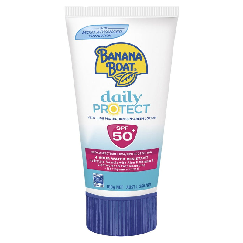 Banana Boat Daily Protect Sunscreen Lotion SPF50+ 100g - Vital Pharmacy Supplies