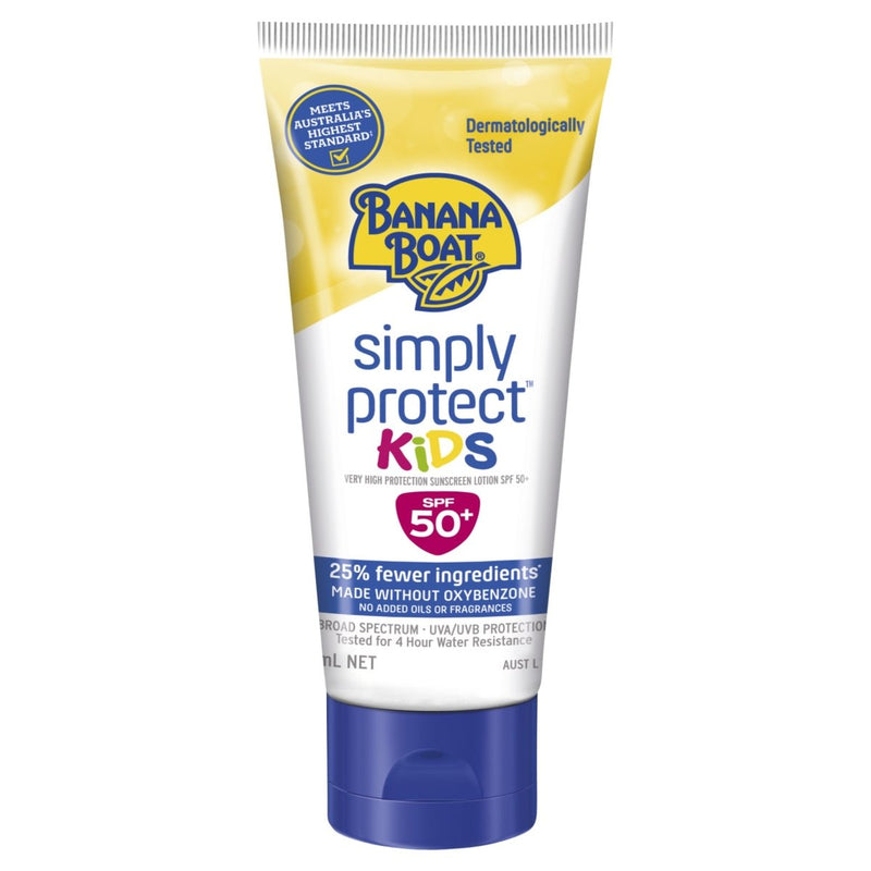 Banana Boat Simply Protect Kids Sunscreen Lotion SPF50+ 100mL - Vital Pharmacy Supplies