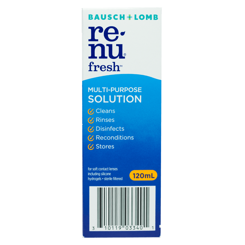 Bausch + Lomb Renu Fresh Multi-Purpose Solution 120mL - Vital Pharmacy Supplies