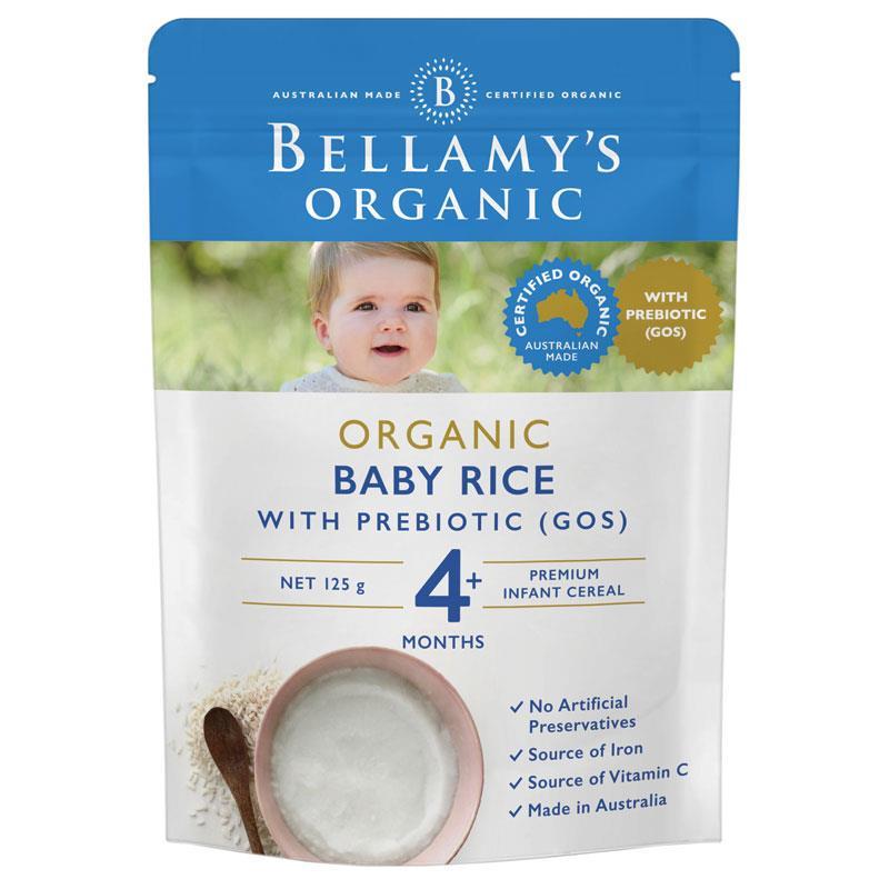 Bellamy's Organic Baby Rice Cereal 125g - Vital Pharmacy Supplies