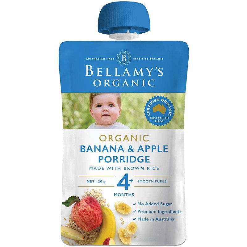 Bellamy's Organic Banana & Apple Porridge 120g - Vital Pharmacy Supplies