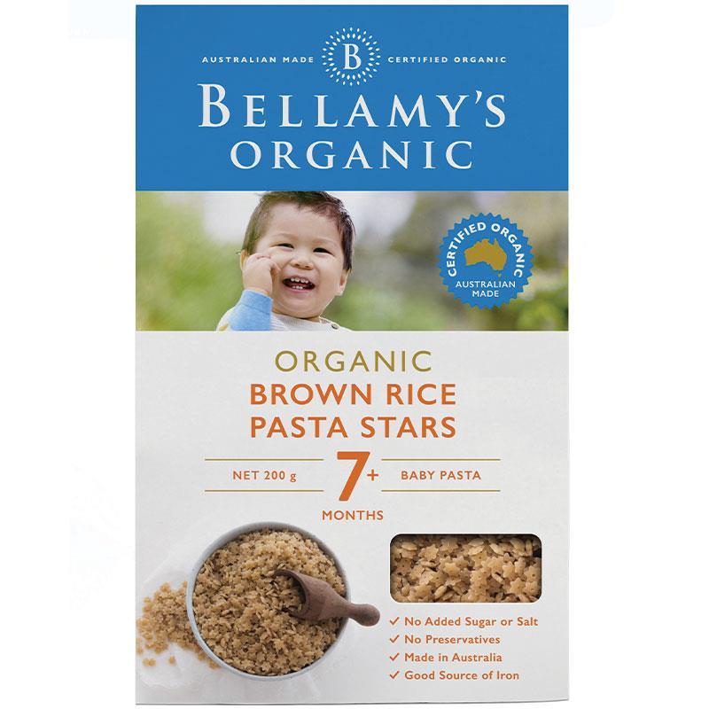 Bellamy's Organic Brown Rice Pasta Stars 200g - Vital Pharmacy Supplies