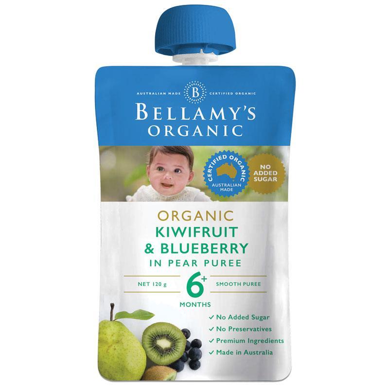 Bellamy's Organic Kiwifruit & Blueberry 120g - Vital Pharmacy Supplies