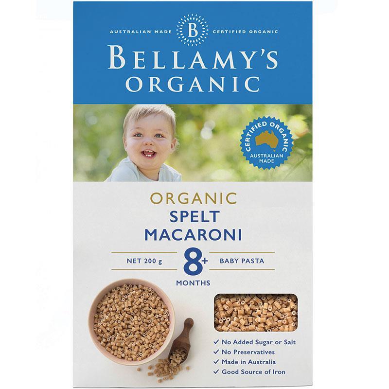 Bellamy's Organic Spelt Macaroni 200g - Vital Pharmacy Supplies