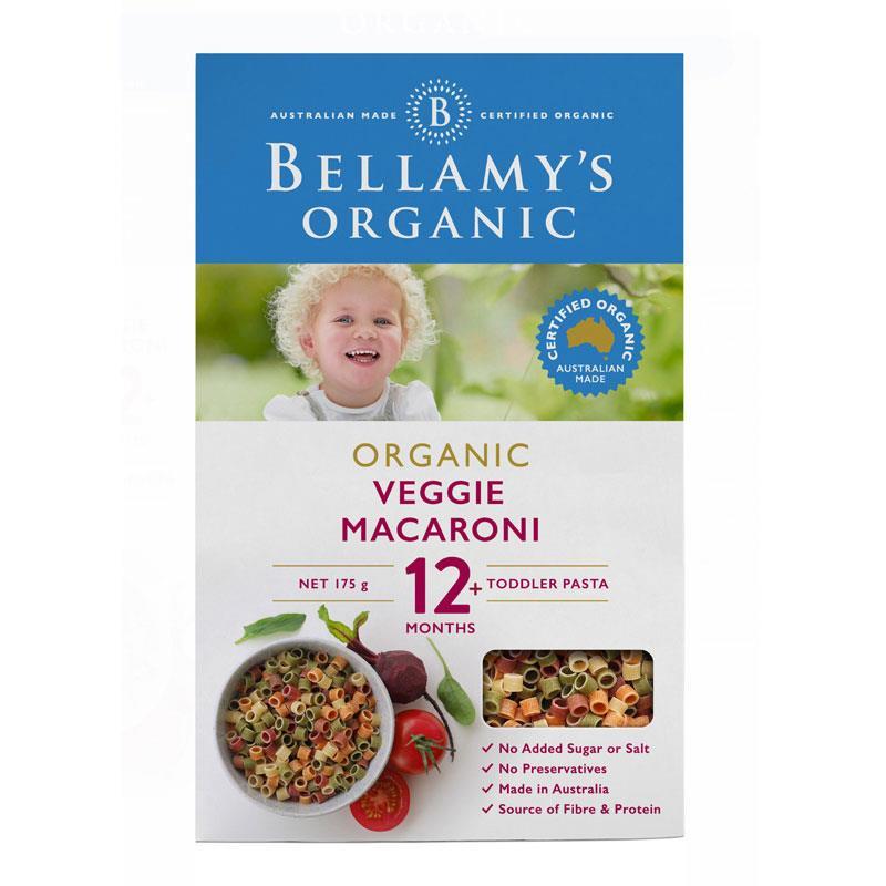 Bellamy's Organic Veggie Macaroni 175g - Vital Pharmacy Supplies