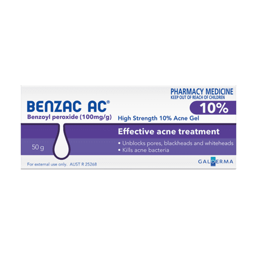 Benzac AC High Strength 10% Acne Gel 60g