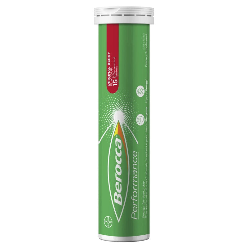 Berocca Energy Original Berry Effervescent 15 Tablets - Vital Pharmacy Supplies