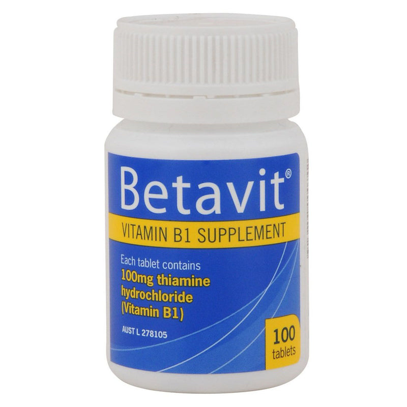 Betavit Vitamin B1 Supplement 100 Tablets