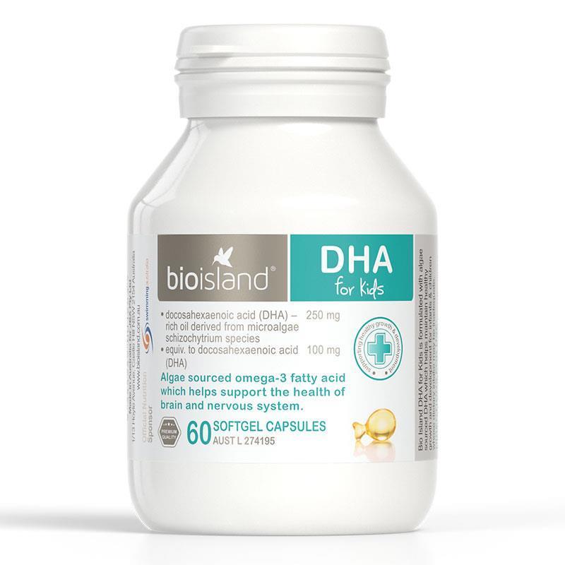 Bio Island DHA For Kids 60 Capsules - Vital Pharmacy Supplies