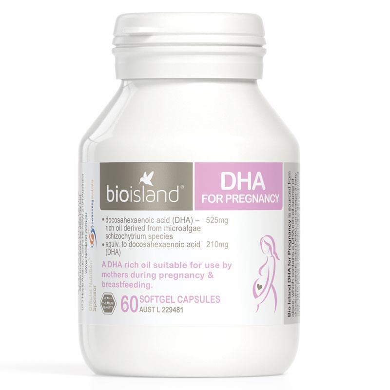 Bio Island DHA For Pregnancy 60 Capsules - Vital Pharmacy Supplies