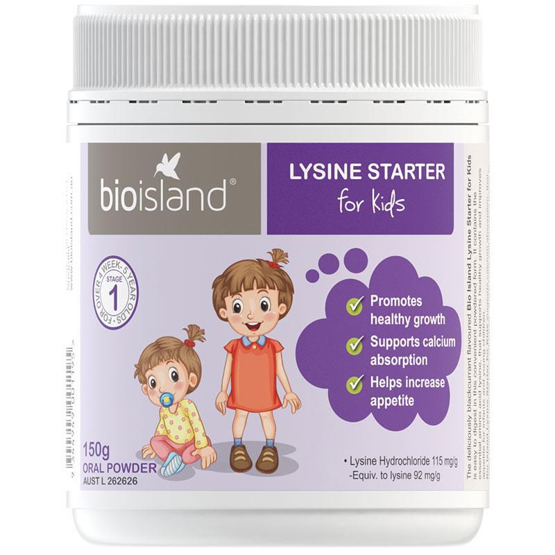 Bio Island Lysine Starter for Kids 150g - Vital Pharmacy Supplies