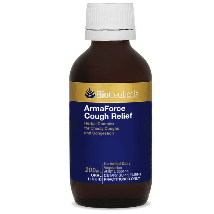 BioCeuticals ArmaForce Cough Relief 200mL - Vital Pharmacy Supplies