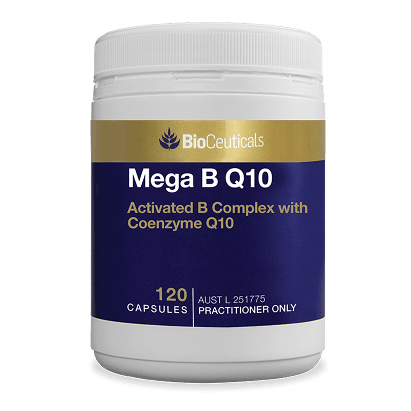 BioCeuticals Mega B Q10 120 Capsules - Vital Pharmacy Supplies