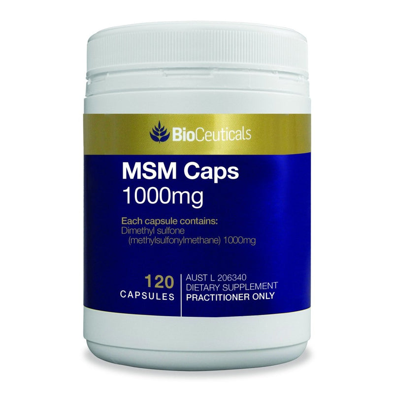 BioCeuticals MSM Caps 1000mg 120 Capsules - Vital Pharmacy Supplies