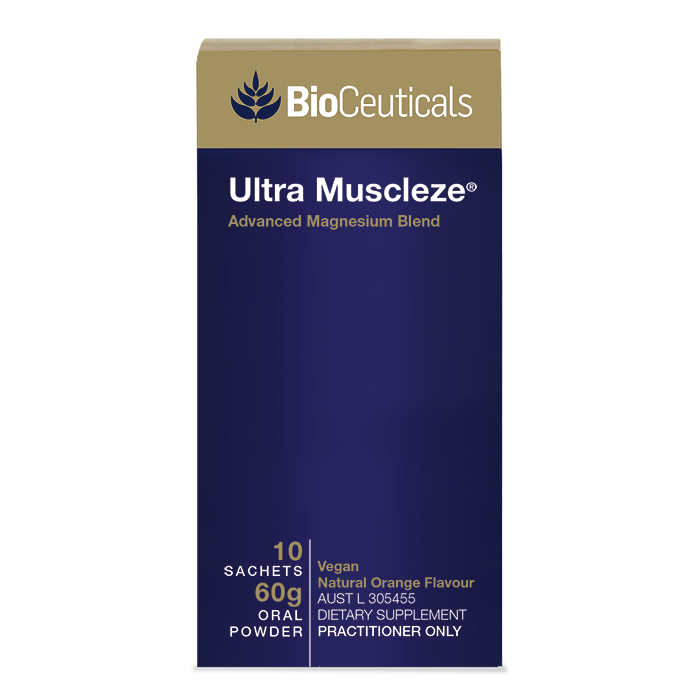 BioCeuticals Ultra Muscleze 60g 10 Sachets - Vital Pharmacy Supplies