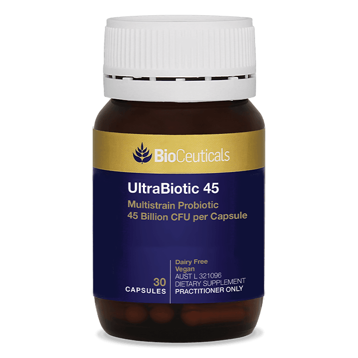 BioCeuticals UltraBiotic 45 30 Capsules - Vital Pharmacy Supplies