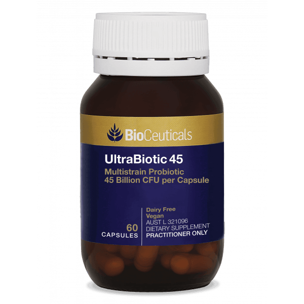 BioCeuticals UltraBiotic 45 60 Capsules - Vital Pharmacy Supplies