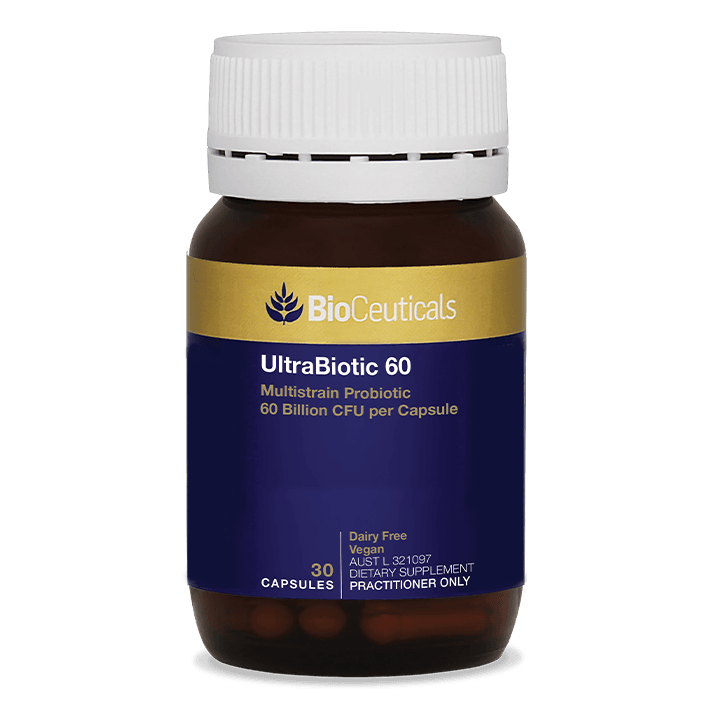 BioCeuticals UltraBiotic 60 30 Capsules - Vital Pharmacy Supplies