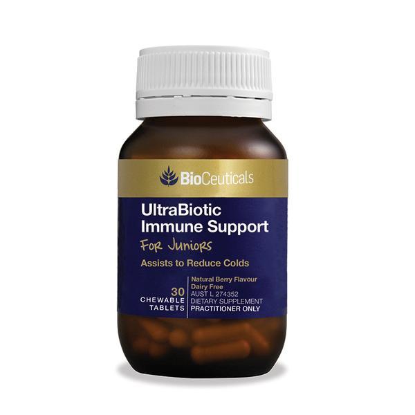 BioCeuticals UltraBiotic Immune Support For Juniors 30 Chewable Tablets - Vital Pharmacy Supplies