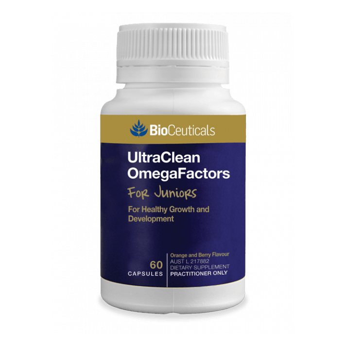 BioCeuticals UltraClean OmegaFactors For Juniors 60 Capsules - Vital Pharmacy Supplies