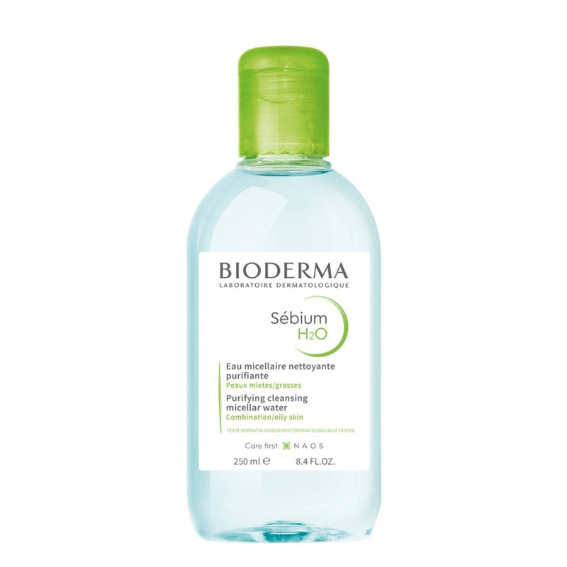 Bioderma Sebium H2O Purifying Micellar Cleansing Water 250mL - Vital Pharmacy Supplies
