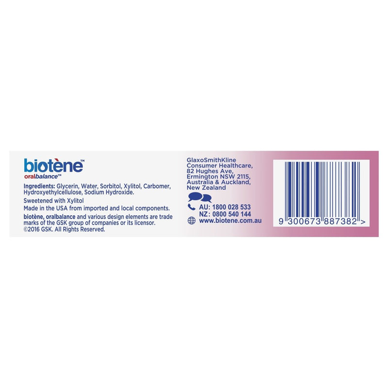 Biotene Dry Mouth Relief Gel 42g - Vital Pharmacy Supplies