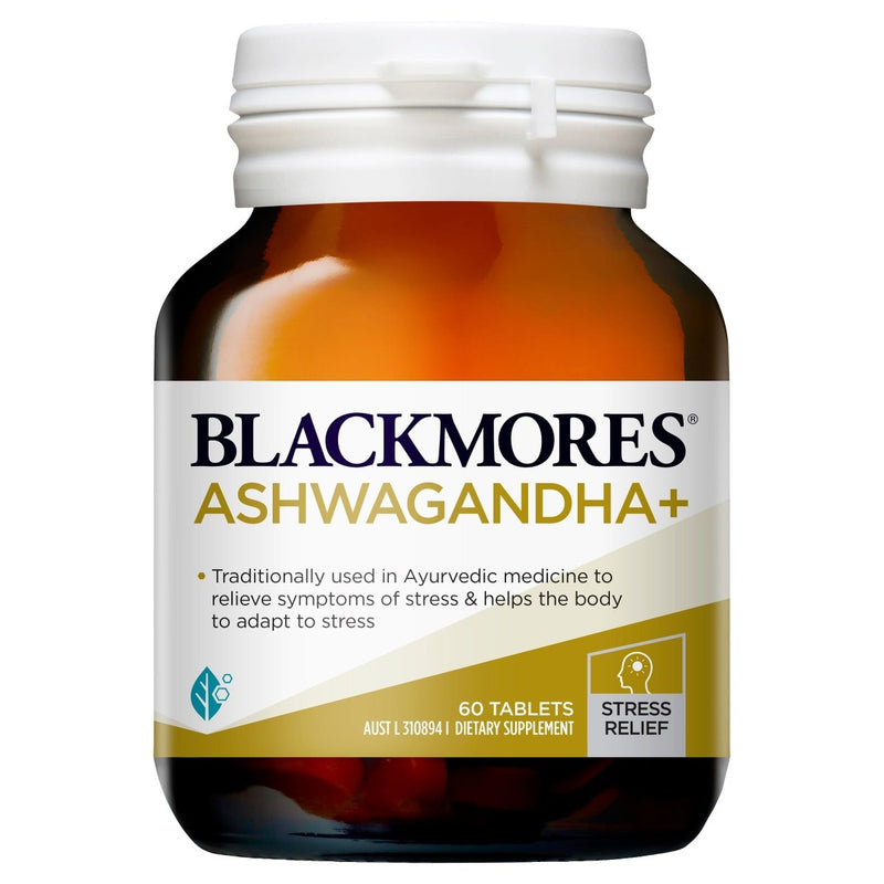 Blackmores Ashwagandha+ 60 Tablets - Vital Pharmacy Supplies