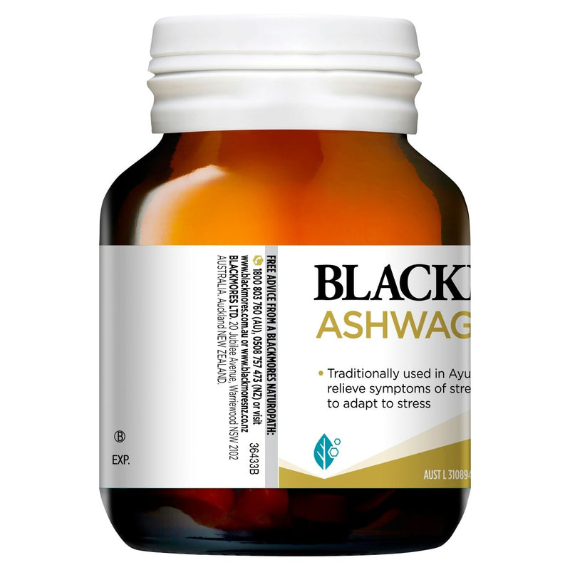 Blackmores Ashwagandha+ 60 Tablets - Vital Pharmacy Supplies