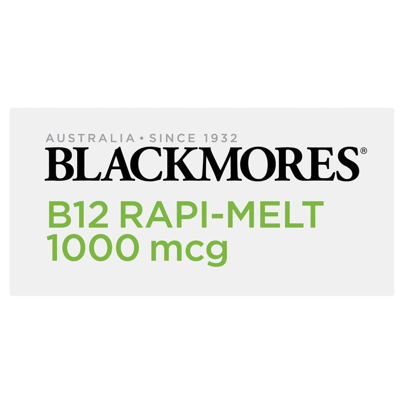 Blackmores B12 Rapi Melt 1000mcg 60 Pack - Vital Pharmacy Supplies