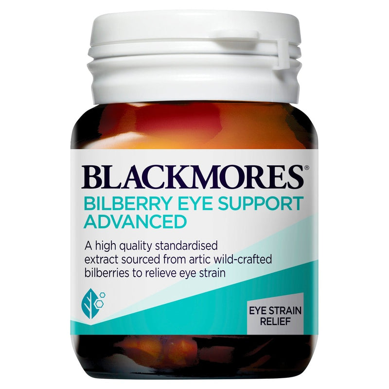 Blackmores Bilberry Eye Support Advanced 30 Tablets - Vital Pharmacy Supplies