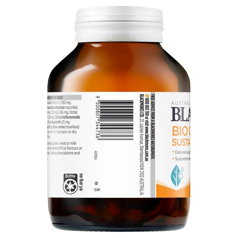 Blackmores Bio C 500mg Sustained Release 200 Tablets - Vital Pharmacy Supplies