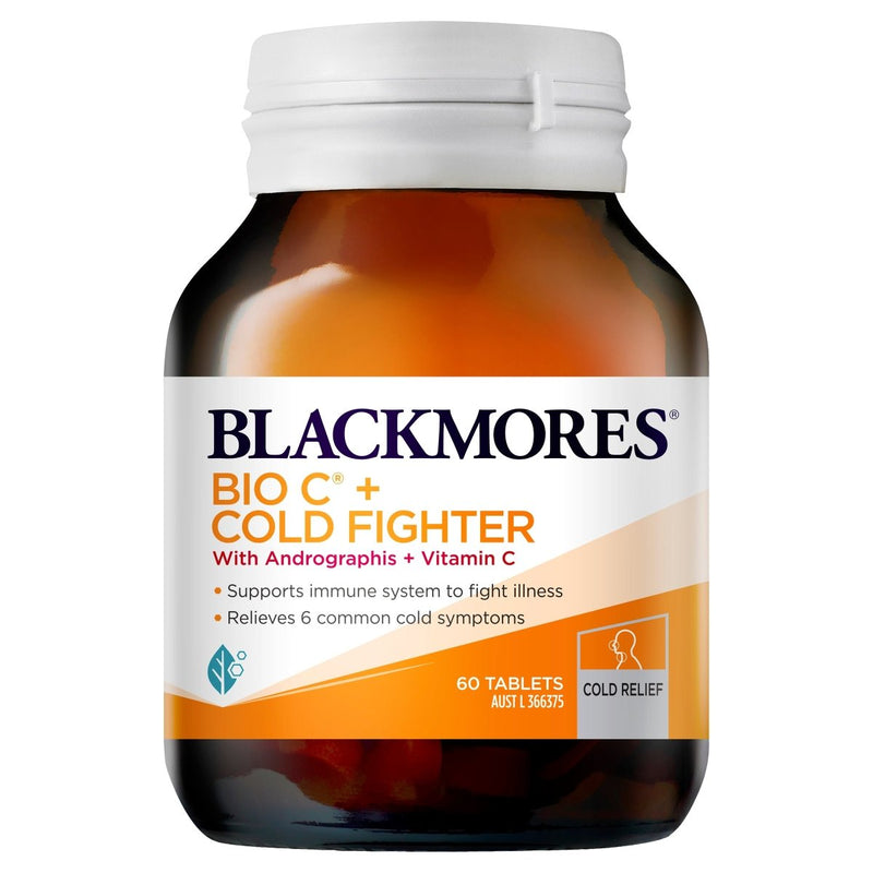 Blackmores Bio C + Cold Fighter 60 Tablets - Vital Pharmacy Supplies
