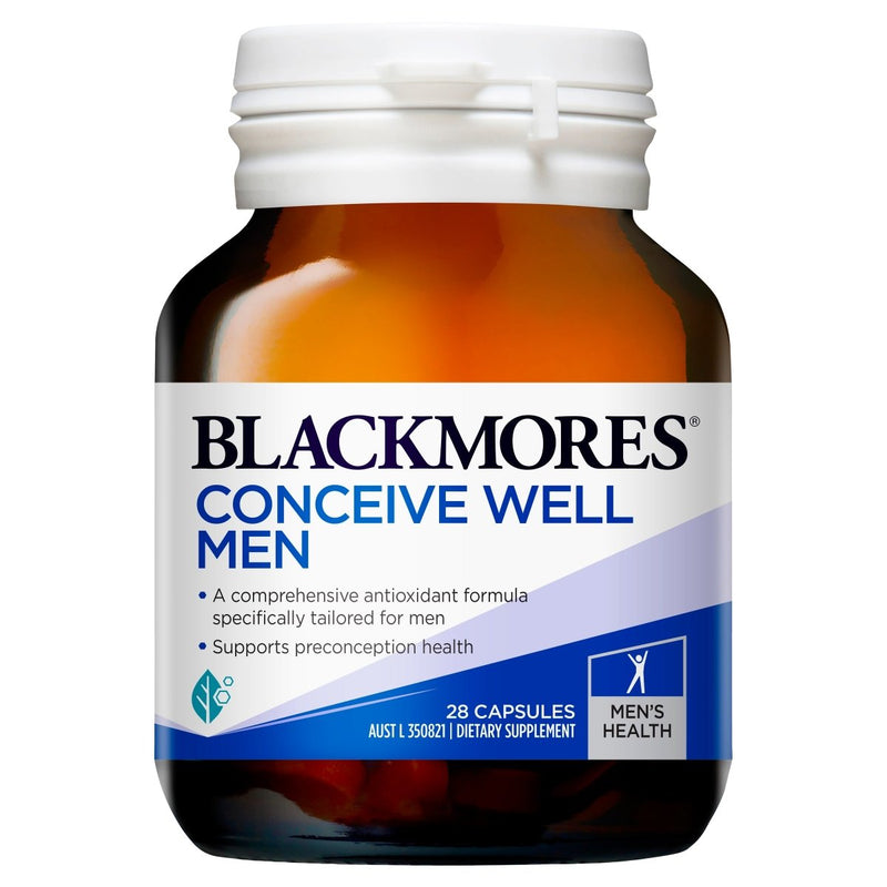 Blackmores Conceive Well Men 28 Capsules - Vital Pharmacy Supplies
