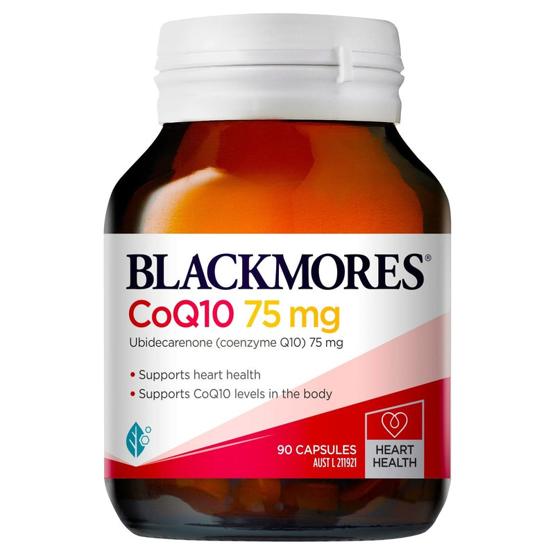 Blackmores CoQ10 75mg 90 Tablets - Vital Pharmacy Supplies