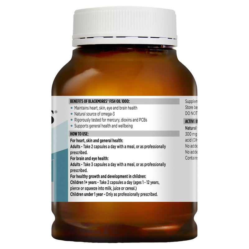 Blackmores Fish Oil 1000 200 Capsules - Vital Pharmacy Supplies