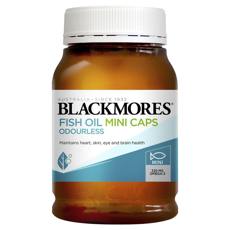 Blackmores Fish Oil Mini Caps 400 Capsules - Vital Pharmacy Supplies