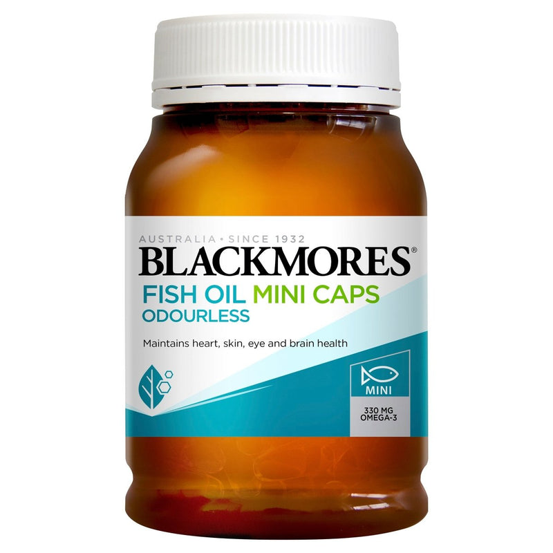 Blackmores Fish Oil Mini Caps Odourless 400 Capsules - Vital Pharmacy Supplies