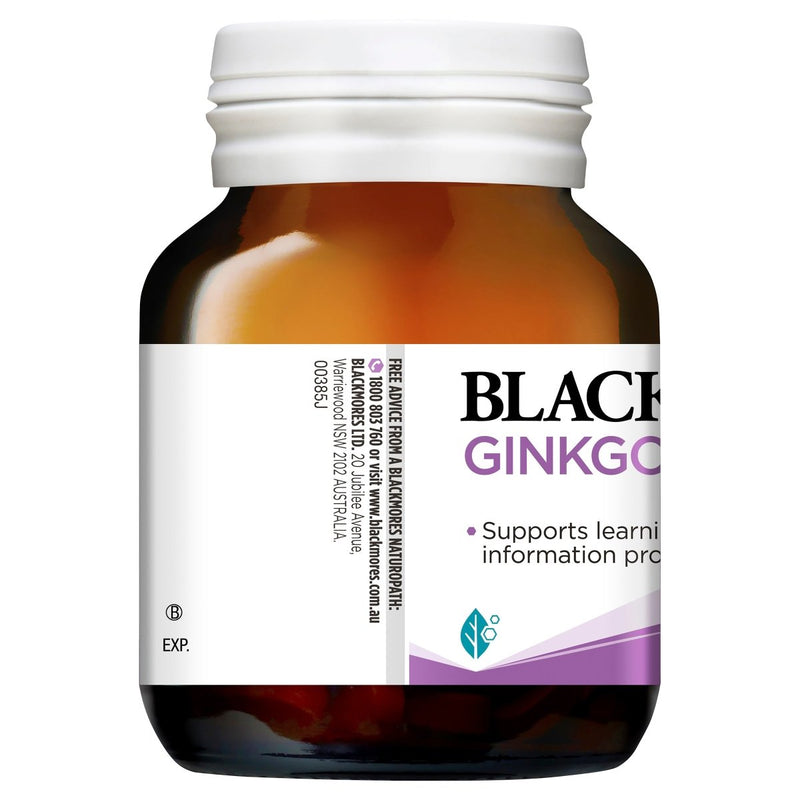 Blackmores Ginkgo Brahmi 40 Tablets - Vital Pharmacy Supplies