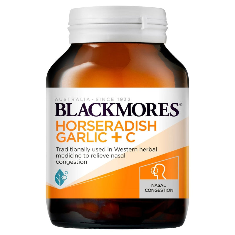 Blackmores Horseradish Garlic + C 90 Tablets - Vital Pharmacy Supplies