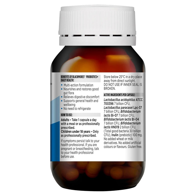 Blackmores Probiotics+ Daily Health 90 Capsules - Vital Pharmacy Supplies