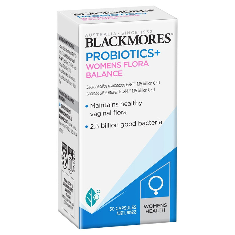 Blackmores Probiotics+ Womens Flora Balance 30 Capsules - Vital Pharmacy Supplies