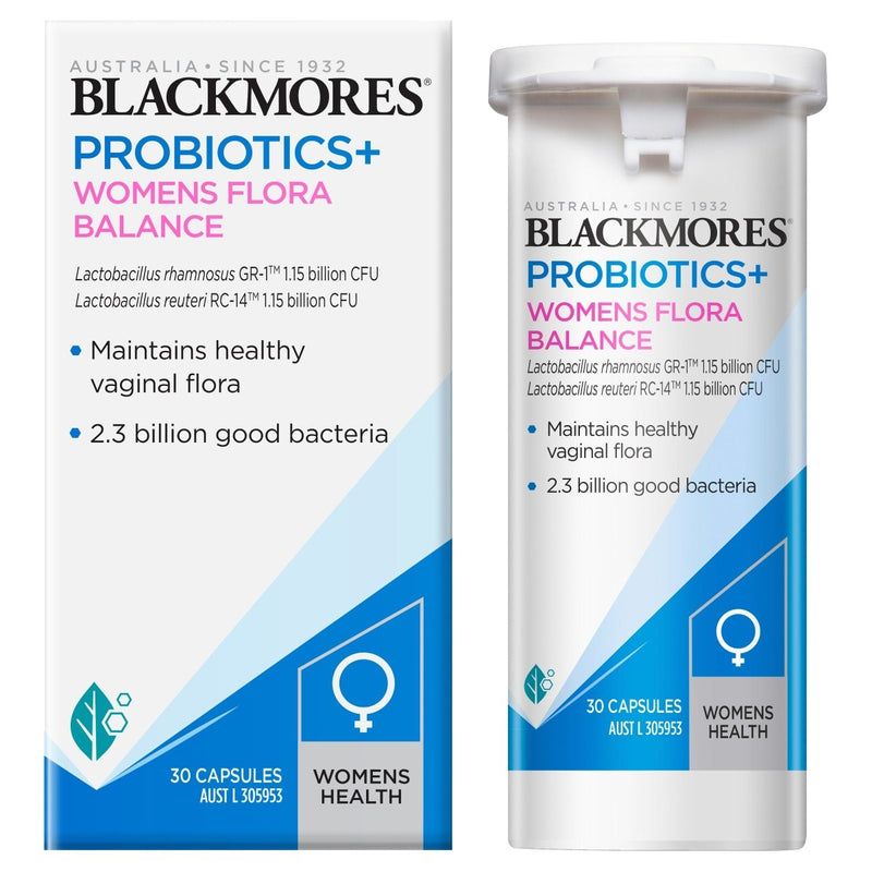 Blackmores Probiotics+ Womens Flora Balance 30 Capsules - Vital Pharmacy Supplies