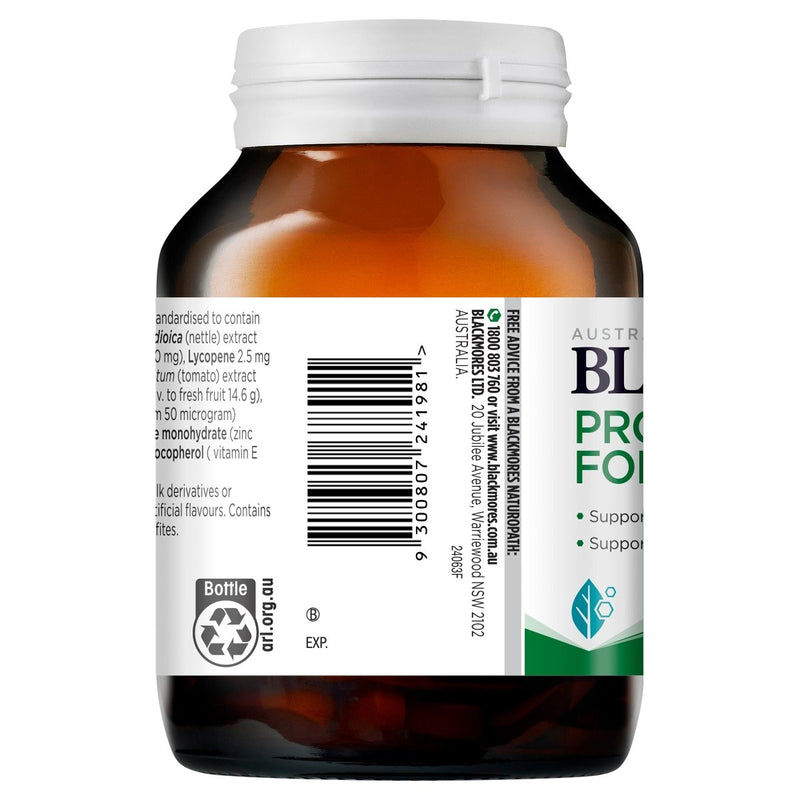 Blackmores Prostate Health Formula 60 Capsules - Vital Pharmacy Supplies