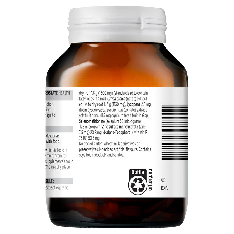 Blackmores Prostate Health Formula 60 Capsules - Vital Pharmacy Supplies